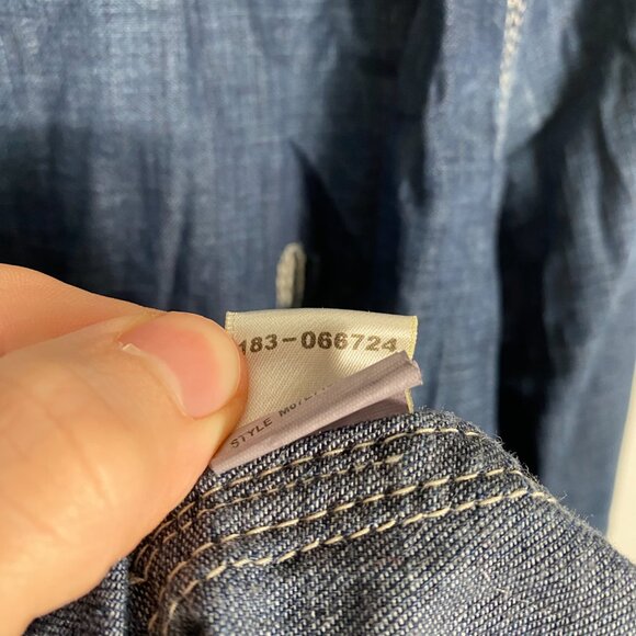 True Religion Men's Vintage Rocky Long Sleeve Western Shirt - Picture 7 of 8